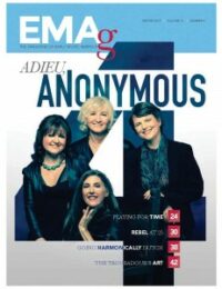 EMAg winter 2015 issue cover featuring Anonymous 4