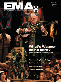 EMAg Winter 2014 Cover featuring Wagner's Mastersingers