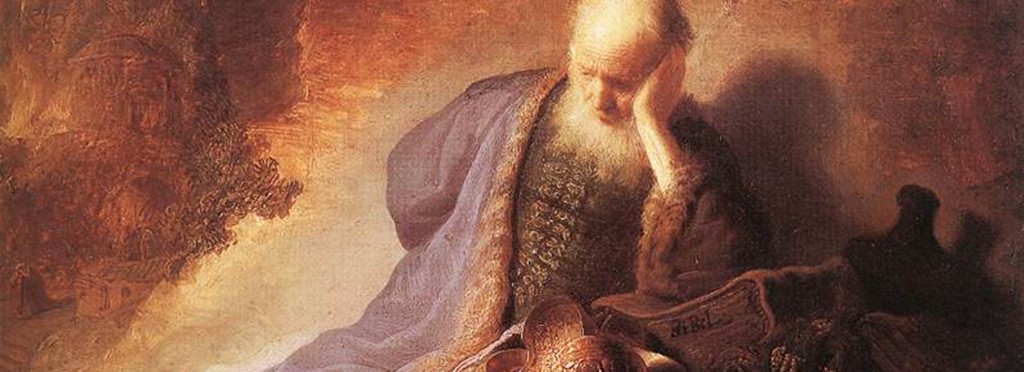 Detail from Jeremiah’s Lamentations (Rembrandt)