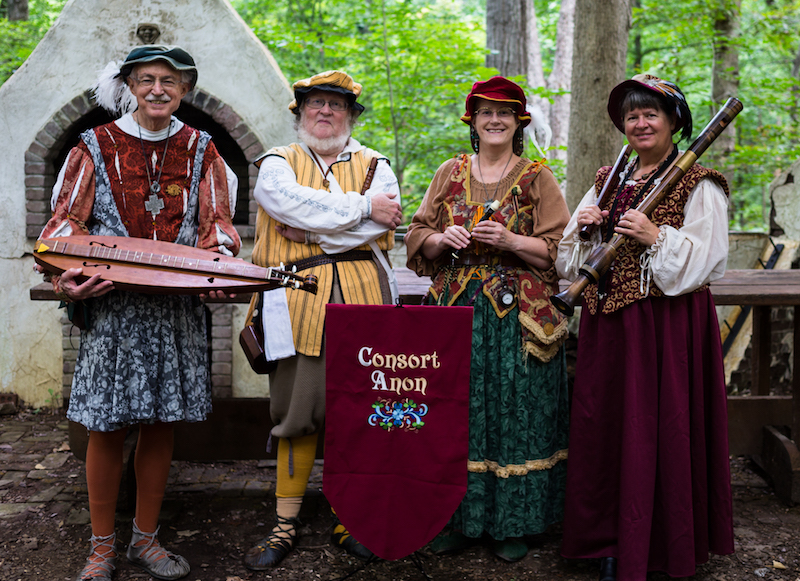 Consort Anon (Helen-Jean Talbott pictured far right)