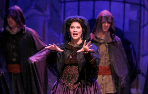 Angela Young Smucker as the Sorceress in Haymarket's 2013 production of Purcell's' "Dido and Aeneas."