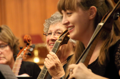 Lucy Jones, Joan Lounsbery, and Alexa Haynes-Pilon performed in the inaugural concert.