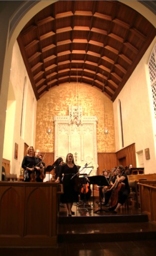 Artistic director Lyndsey Strand-Polyak greeted the audience.