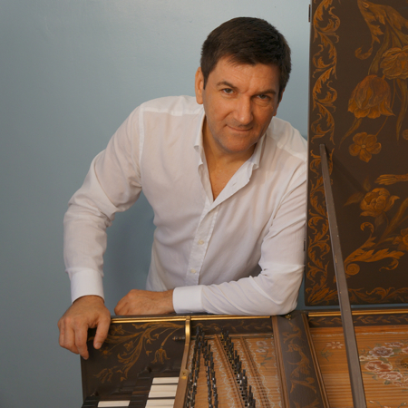 Harpsichordist Luc Beausejour, music director of Clavecin en concert.