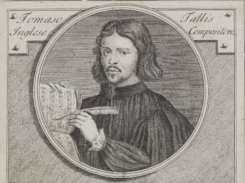 Thomas Tallis print from the 18th century.