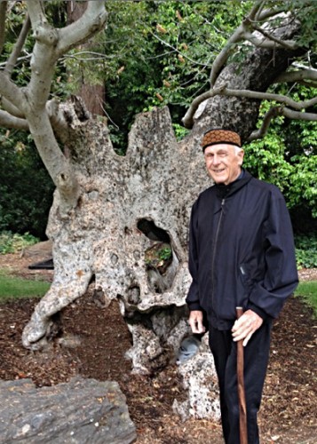 George Houle savoring nature.