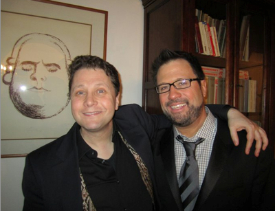 Vinikour with countertenor David Daniels and friend.