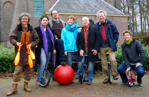 Lohmann, second from left, with Furor Musicus.