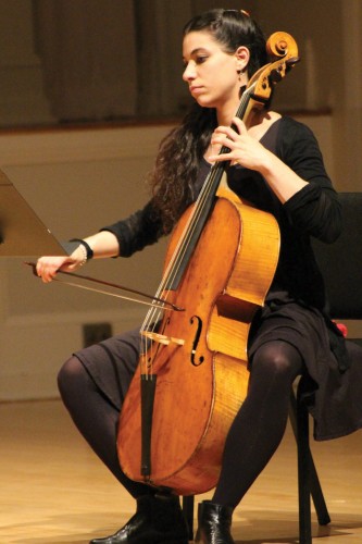 Cellist Dara Bloom Photo courtesy of the Berwick Academy