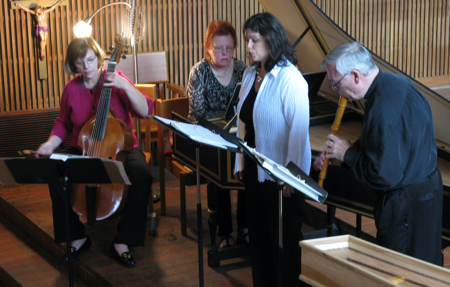 Carolina Pro Musica playing a fringe concert at the 2009 Boston Early Music Festival.