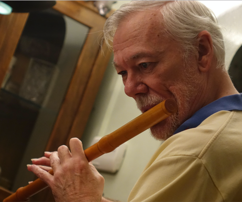 Transverse flute player Edward Ferrell