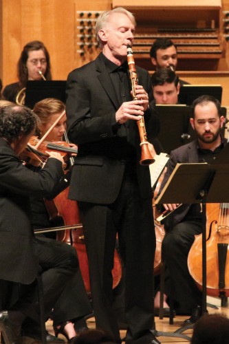 Clarinetist Eric Hoeprich performs during the 2016 Berwick Academy. Photo by Monica Sellers