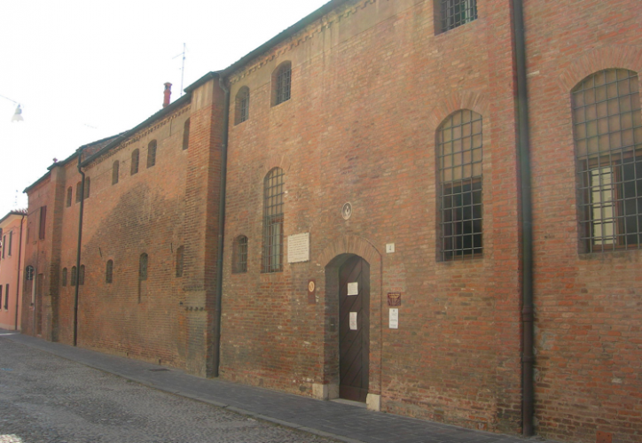 The Corpus Domini Monastery in Ferrara, where Eleanor d'Este was a nun, and where she is buried with her mother, Lucrezia Borgia, and other family members. 