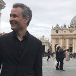 Eric Rice in front of St. Paul's Cathedral