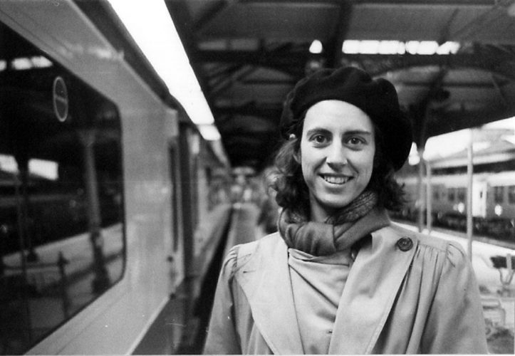 barbara thornton standing outside subway car