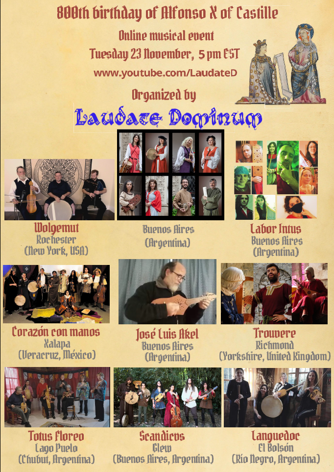 Alfonso X 800th Birthday Anniversary Celebration » Early Music America