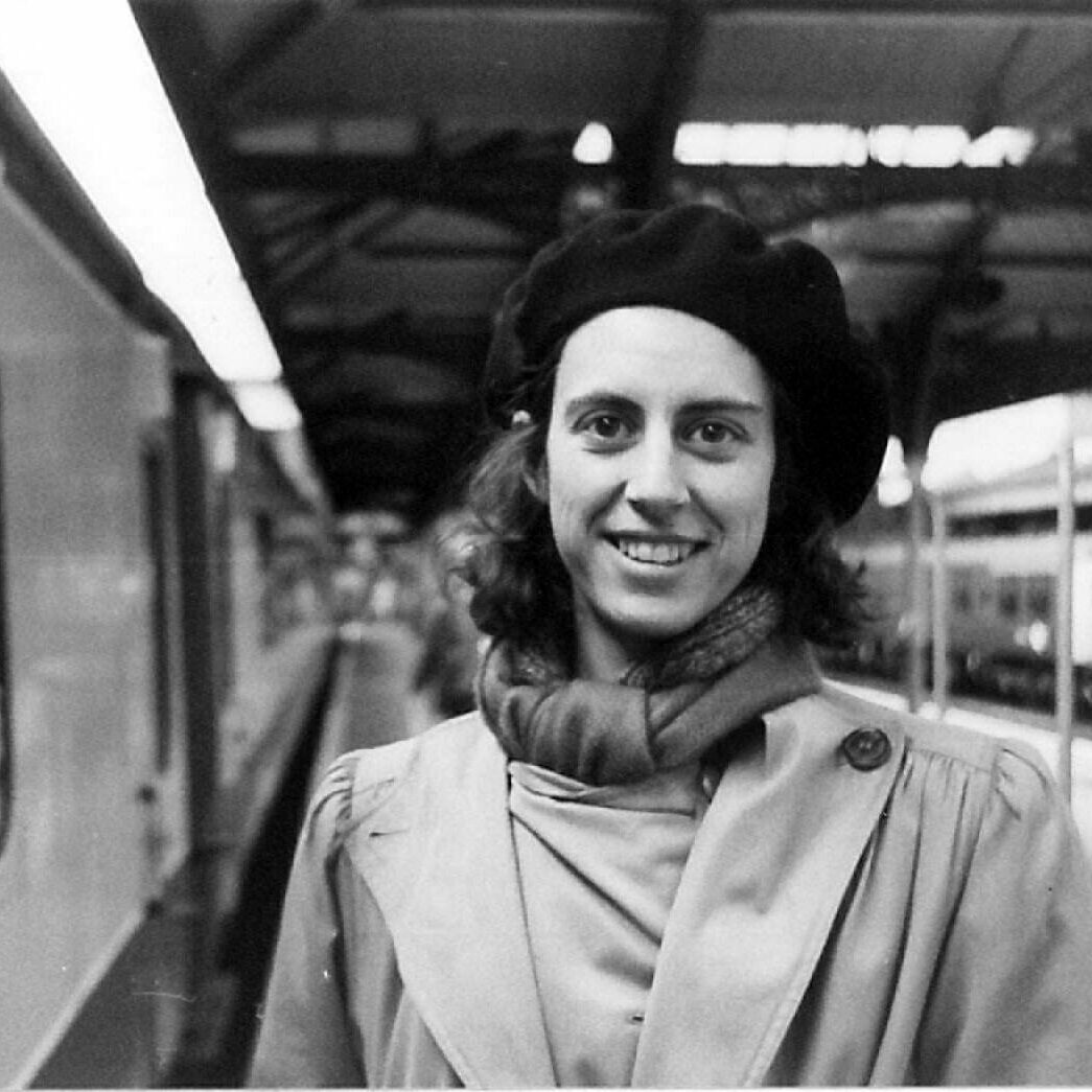 barbara thornton standing outside subway car