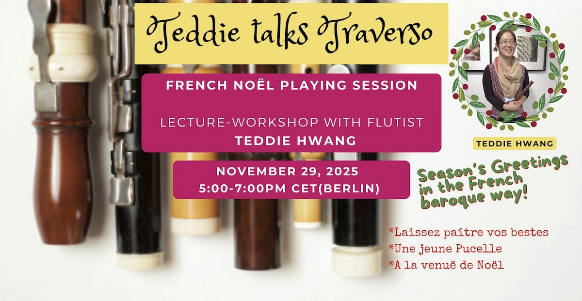 Teddie Talks Traverso - French Noel Playing Session