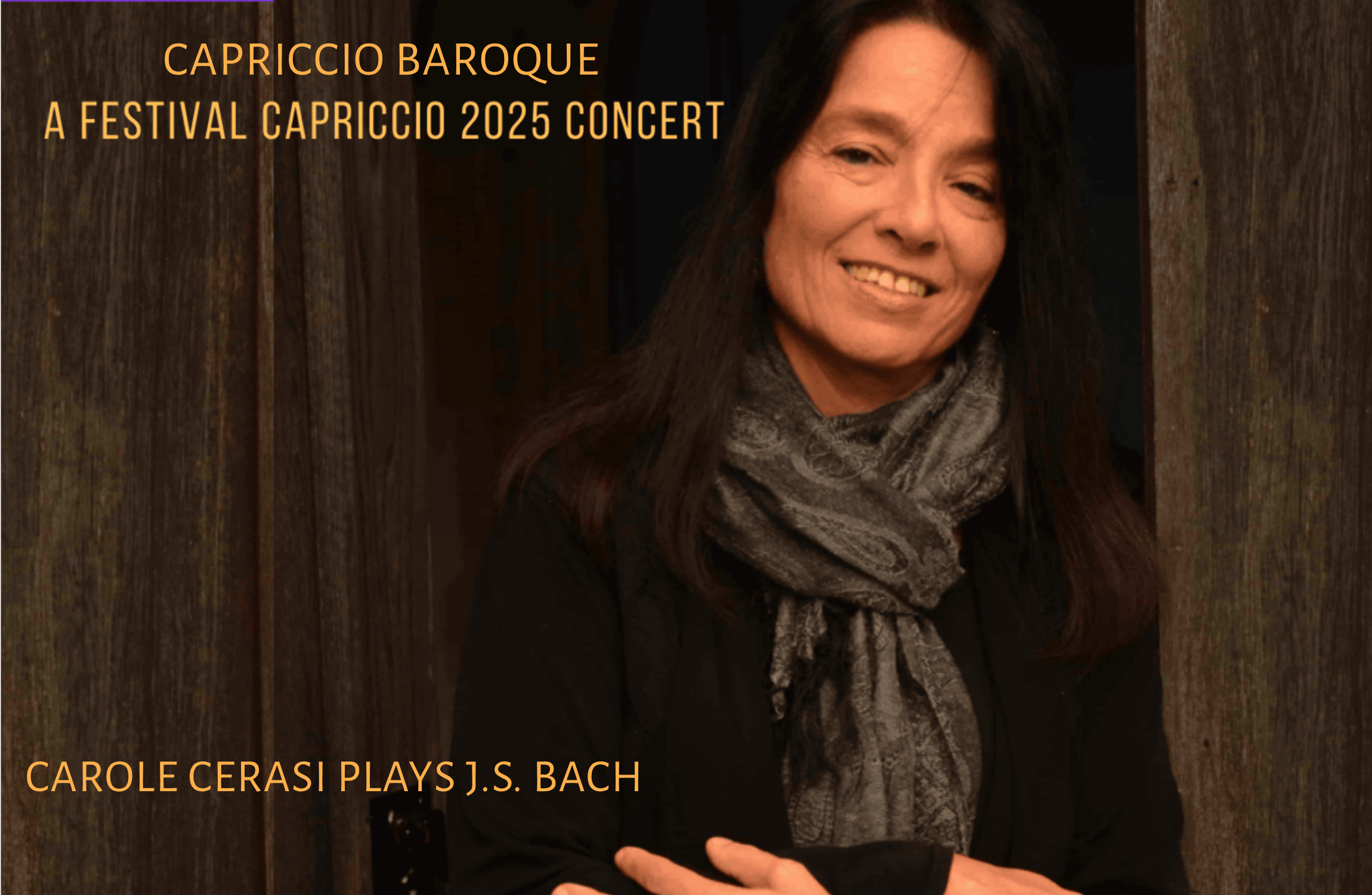 Harpsichordist Carole Cerasi plays Bach: from youth through old age