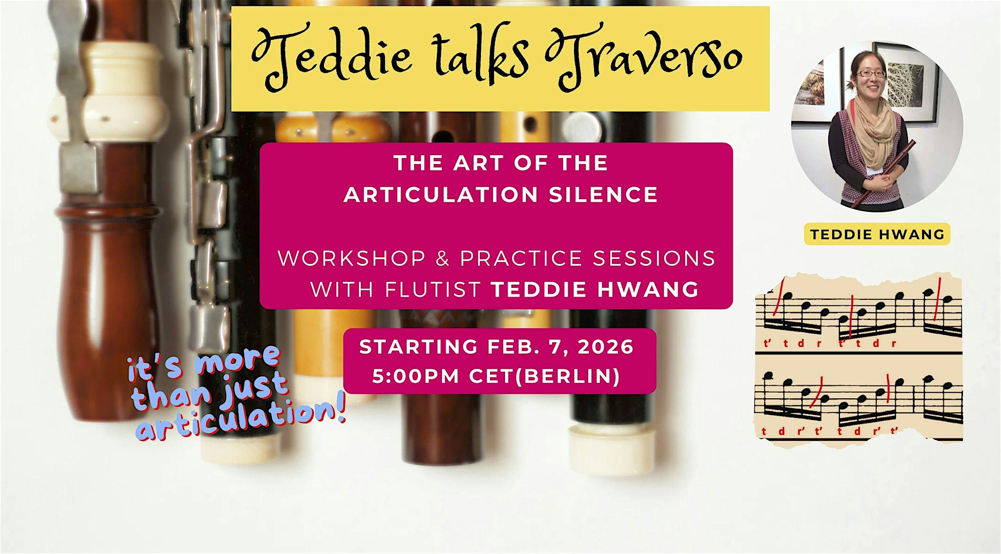 Teddie Talks Traverso - "The ART of the Articulation Silence"