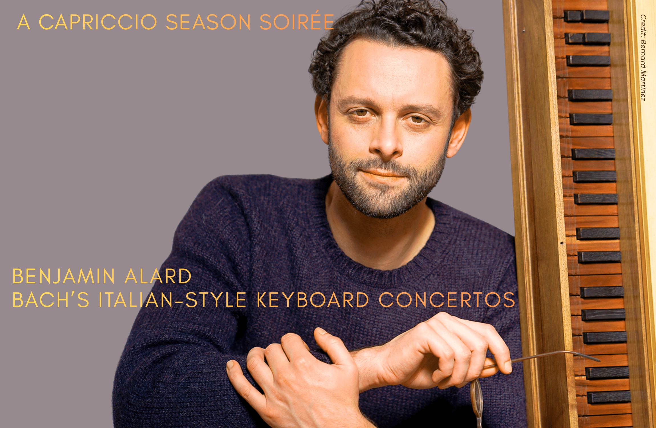 Harpsichordist Benjamin Alard plays Bach in Köthen - The Happy Years