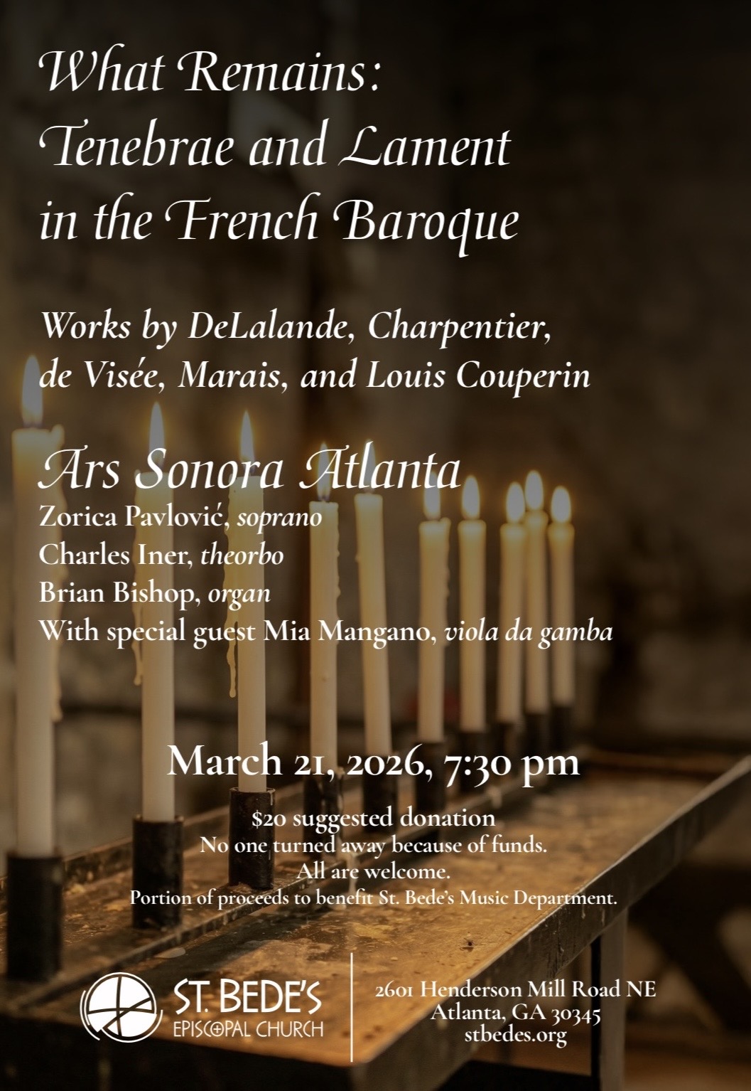 What Remains; Tenebrae and Lament in the French Baroque