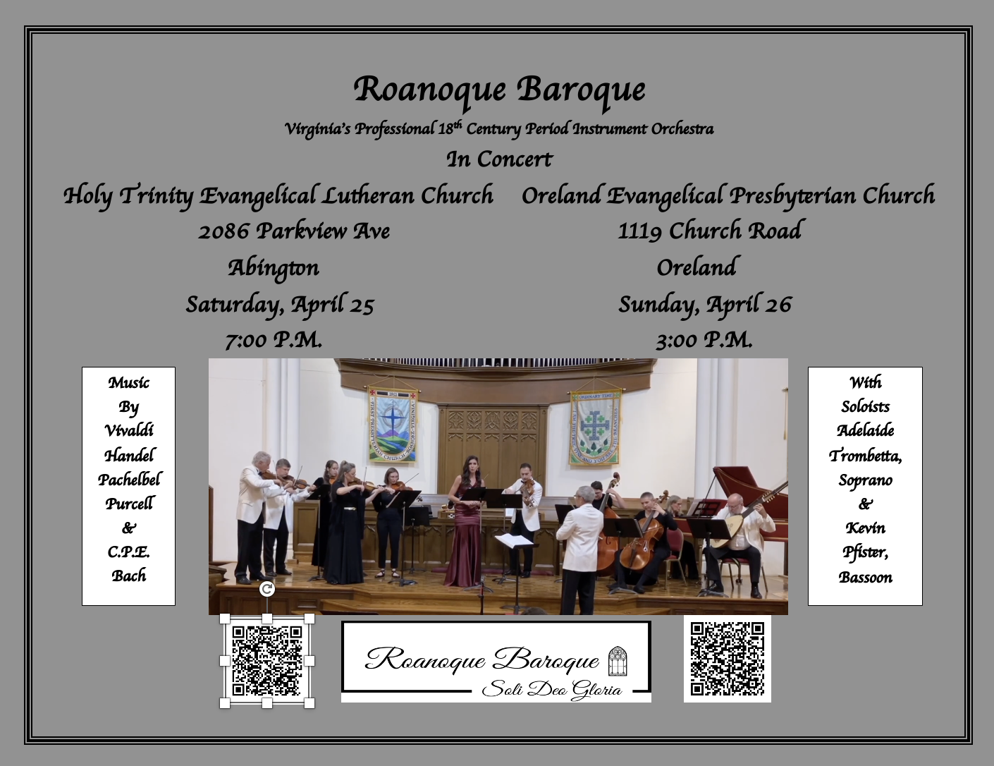 Roanoque Baroque On Tour