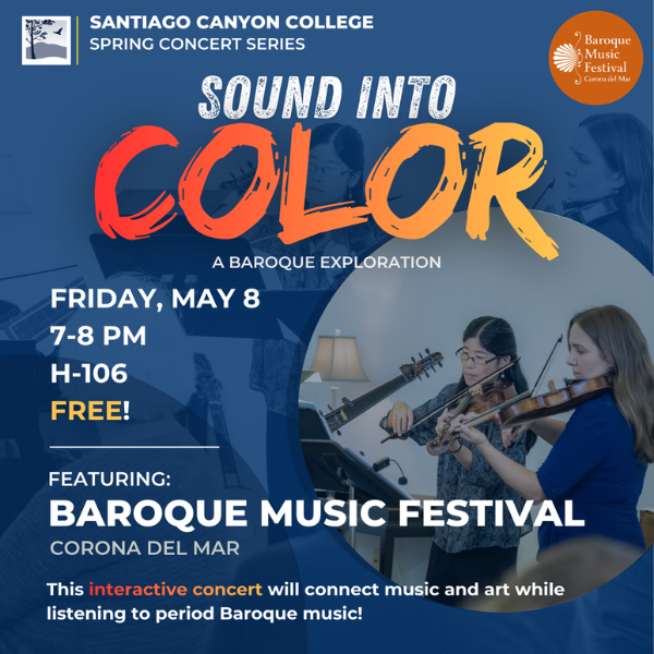 Sound through Color: A Baroque Exploration—Santiago Canyon College X Baroque Music Festival, CdM